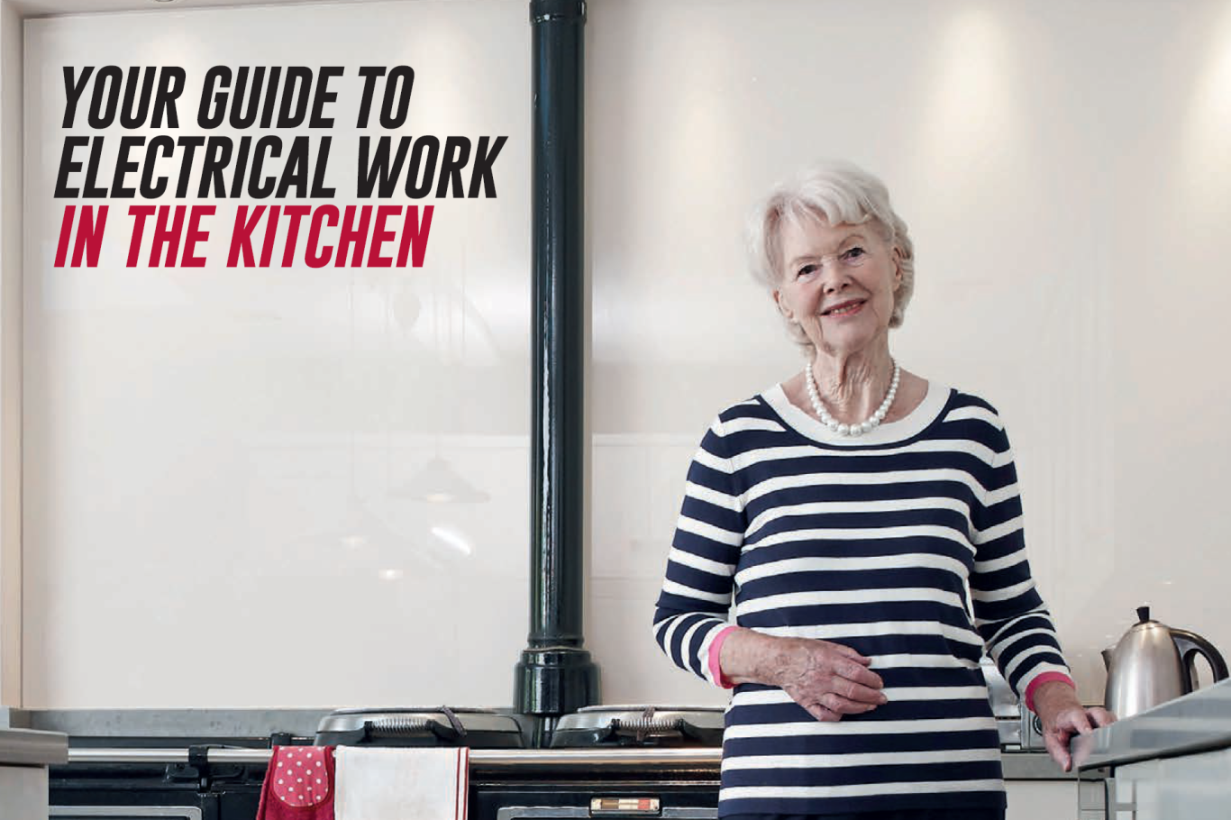 Custeomer stood in her kitchen